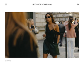 'leoncechenal.com' screenshot