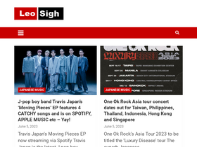 'leosigh.com' screenshot