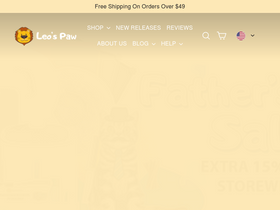'leospaw.com' screenshot