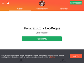 'leovegas.es' screenshot