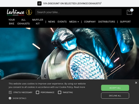 'leovince.com' screenshot