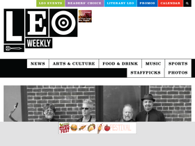 'leoweekly.com' screenshot