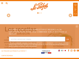 'leparfait.fr' screenshot