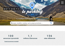 'leparking-moto.be' screenshot