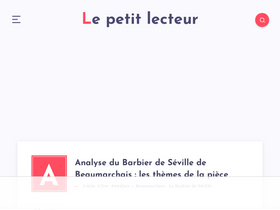 'lepetitlecteur.fr' screenshot