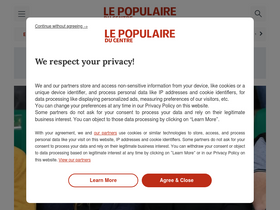 'lepopulaire.fr' screenshot