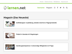 'lernen.net' screenshot