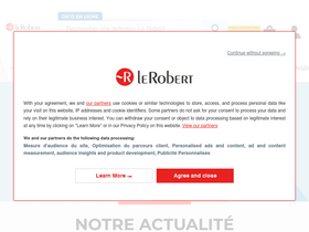 'lerobert.com' screenshot