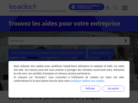 'les-aides.fr' screenshot