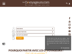 'les-covoyageurs.com' screenshot