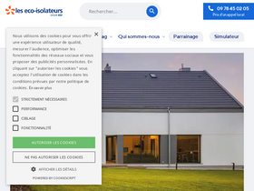 'les-eco-isolateurs.com' screenshot
