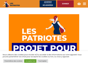 'les-patriotes.fr' screenshot