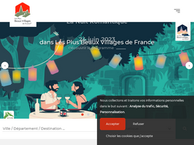 'les-plus-beaux-villages-de-france.org' screenshot