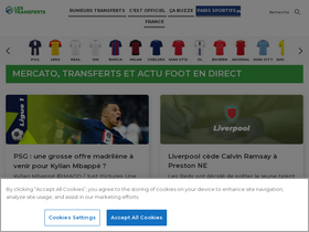 'les-transferts.com' screenshot
