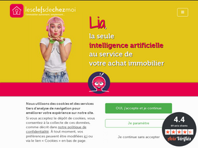 'lesclefsdechezmoi.fr' screenshot