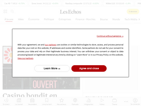 'lesechos.fr' screenshot