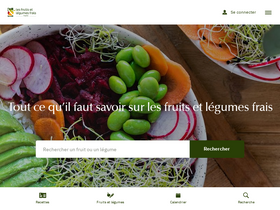 'lesfruitsetlegumesfrais.com' screenshot