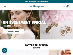 'lesgeorgettes.com' screenshot
