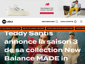 'lesitedelasneaker.com' screenshot