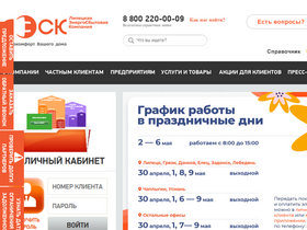 'lesk.ru' screenshot