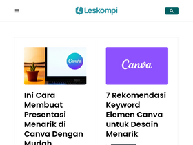 'leskompi.com' screenshot