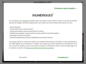 'lesnumeriques.com' screenshot