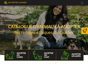 'lespattesjaunes.com' screenshot