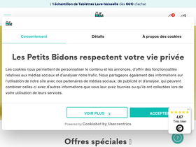 'lespetitsbidons.fr' screenshot
