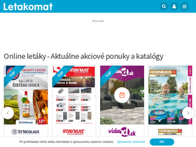 'letakomat.sk' screenshot