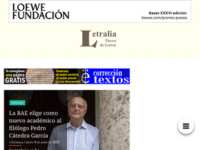 'letralia.com' screenshot