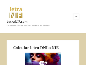 'letranif.com' screenshot