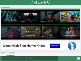 'letrasbd.com' screenshot