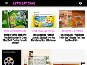 'letseatcake.com' screenshot