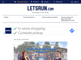 'letsrun.com' screenshot