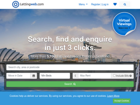 'lettingweb.com' screenshot