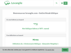 'levangile.com' screenshot
