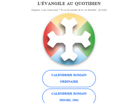 'levangileauquotidien.org' screenshot