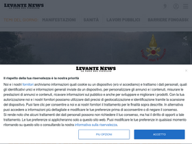 'levantenews.it' screenshot