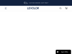 'levolor.com' screenshot