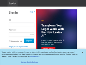 'lexis.com' screenshot