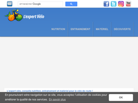 'lexpertvelo.com' screenshot