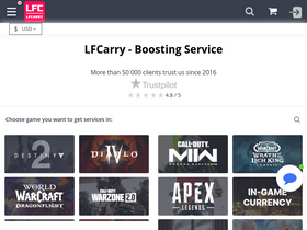 'lfcarry.com' screenshot