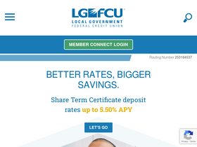 'lgfcu.org' screenshot