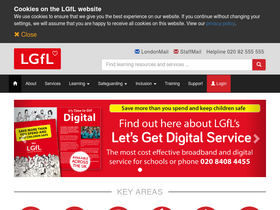 'lgfl.net' screenshot