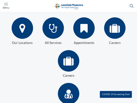 'lgphysicians.com' screenshot