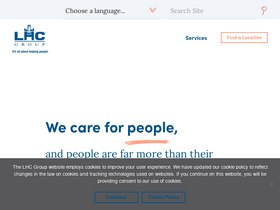 'lhcgroup.com' screenshot
