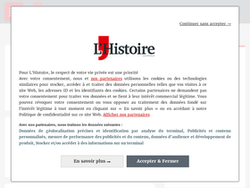 'lhistoire.fr' screenshot