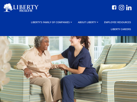 'liberty-healthcare.com' screenshot