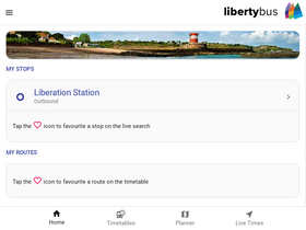 'libertybus.je' screenshot