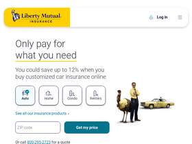 'libertymutual.com' screenshot
